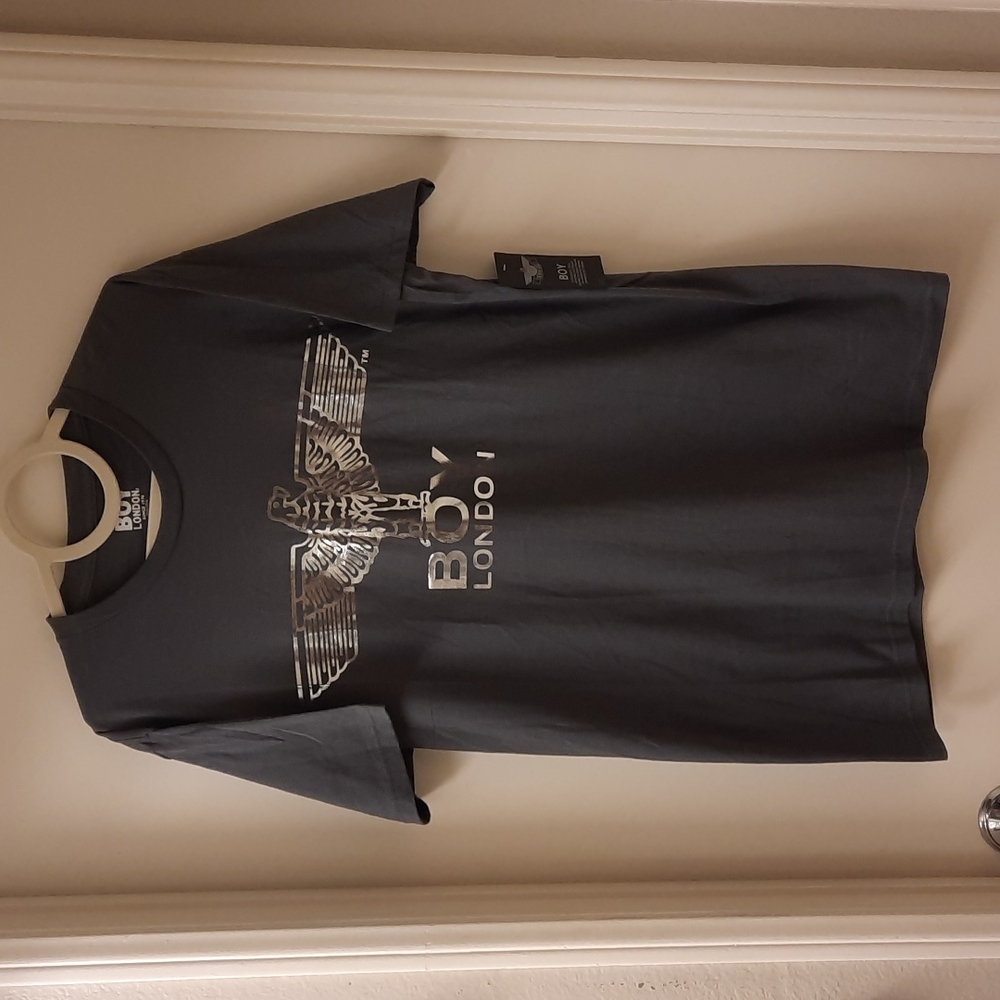 NWT, BOY London Gray/Silver Unisex Tee